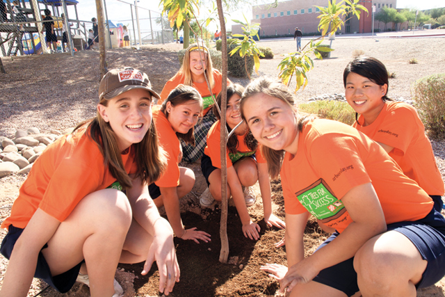 St. John Bosco Interparish School receives 73 new trees